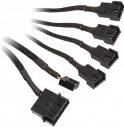 Изображение EK Water Blocks Molex - 4-pin x4, 0.8m, Czarny (3831109867808)