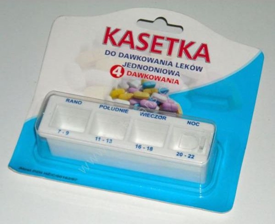 Picture of El-Comp Kasetka do dawkowania leków dzienna KD4-A