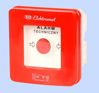 Picture of Elektromet Wyłącznik alarmowy 1Z 1R 12A IP55 WGp-1s (921590)