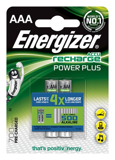 Picture of Energizer Akumulator Power Plus AAA / R03 700mAh 2 szt.