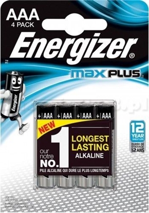 Изображение Energizer Bateria Max Plus AAA / R03 4 szt.