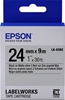 Изображение Epson Label Cartridge Matte LK-6SBE Black/Matt Silver 24mm (9m)