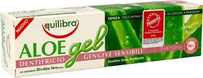 Attēls no Equilibra Aloe Gel Pasta do zębów Sensitive 30% aloesu 75ml