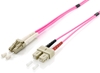 Picture of Equip LC/SC Fiber Optic Patch Cable, OM4, 2m