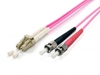 Picture of Equip LC/ST Fiber Optic Patch Cable, OM4, 2m