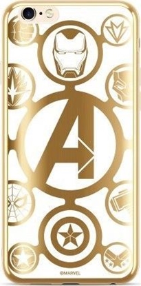 Изображение ERT CASE ETUI CHROME MARVEL AVENGERS 007 SAMSUNG GALAXY S9 ZŁOTY standard