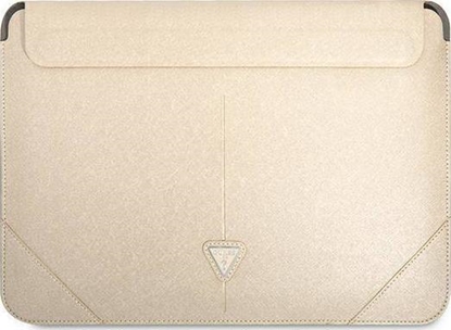 Picture of Etui na tablet Guess Guess Sleeve GUCS14PSATLE 13/14" beżowy /beige Saffiano Triangle Logo