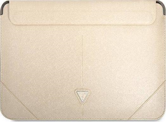 Picture of Etui na tablet Guess Guess Sleeve GUCS14PSATLE 13/14" beżowy /beige Saffiano Triangle Logo