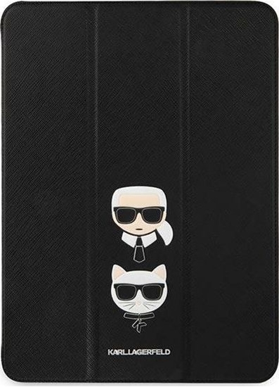 Picture of Etui na tablet Karl Lagerfeld Etui Karl Lagerfeld KLFC11OKCK Apple iPad Pro 11 2021 (3. generacji) Book Cover czarny/black Saffiano Karl&Choupette