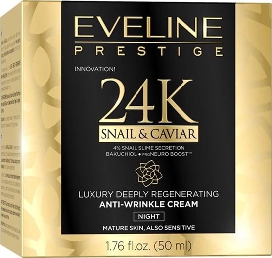 Изображение Eveline 24K Snail & Caviar Krem na noc