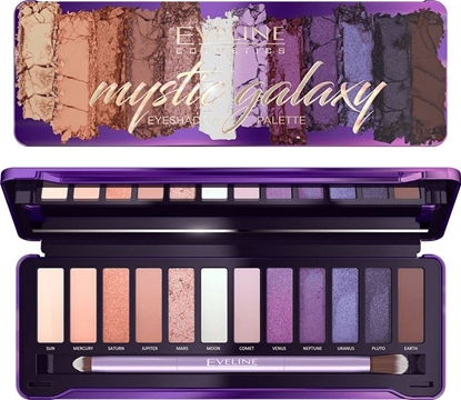 Изображение Eveline Eveline Mystic Galaxy Paleta 12 cieni do powiek 12g