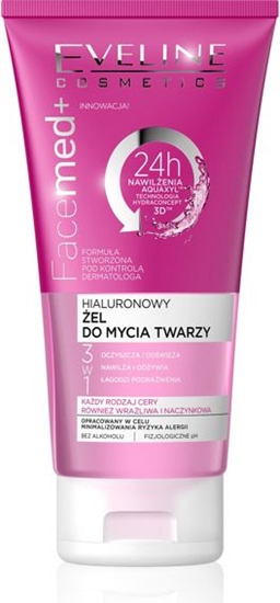 Picture of Eveline Facemed+ Hialuronowy żel do mycia twarzy 3w1 150ml