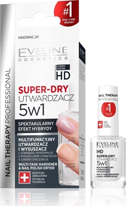 Attēls no Eveline Nail Therapy Utwardzacz i wysuszacz do paznokci 5w1 Super-Dry 12ml