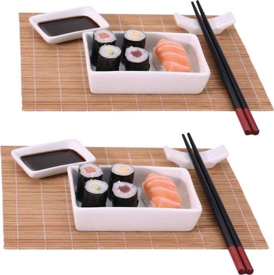 Picture of EXCELLENT HOUSWARE ZESTAW DO SERWOWANIA SUSHI dla 2 osób 12 elementów