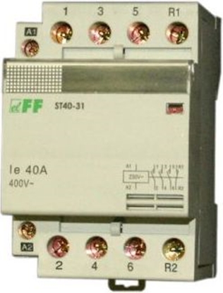 Изображение F&F Stycznik modułowy 40A 4Z 0R 24V AC (ST40-40/24)