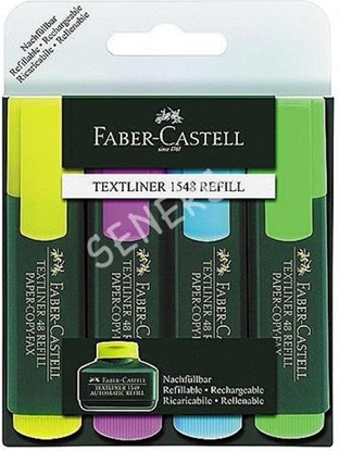 Изображение Faber-Castell Zakreślacze 48 w etui 4 kolory