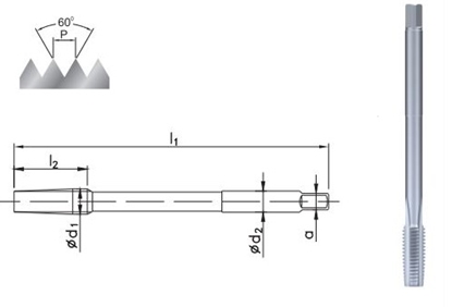 Изображение Fanar Gwintownik maszynowy M7 przedłużany (F1-151001-0070)