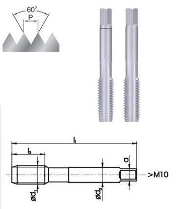 Изображение Fanar Gwintownik ręczny M20x1 2szt. (A1-220001-0203)