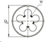 Picture of Fanar NarzynkaUNC 7/16-14 DIN-22568 (2A) HSS 800 (N1-121001-4130)