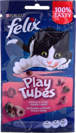 Изображение Felix Play Tubes Indyk Szynka 50g