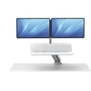 Picture of Fellowes Lotus RT Sit-Stand Workstation – Dual White