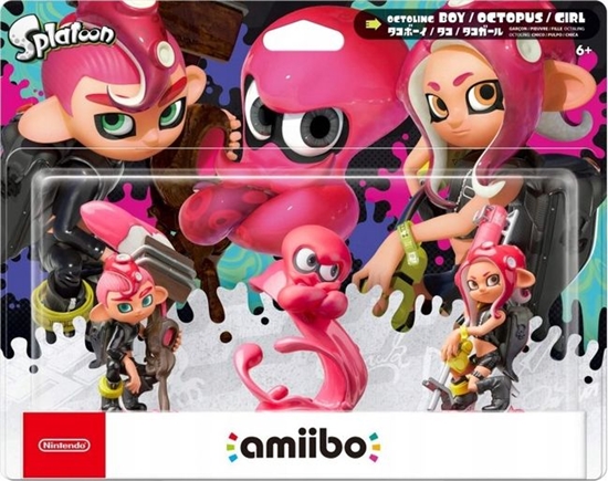 Изображение Figurka Nintendo amiibo Splatoon Octoling 3-Pack (NIFA0108)