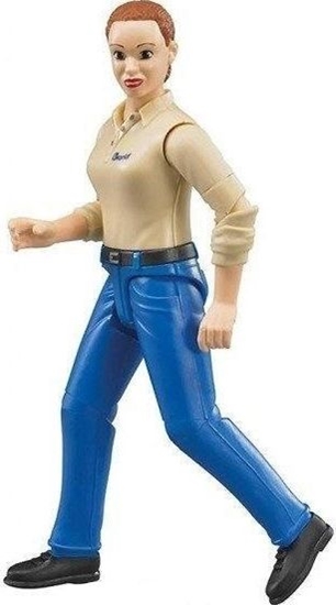 Picture of Figurka Bruder bWorld - Kobieta w niebieskich dżinsach