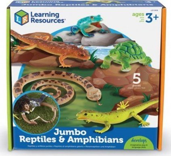 Изображение Figurka Learning Resources Jumbo - Gady i płazy (LER0838)