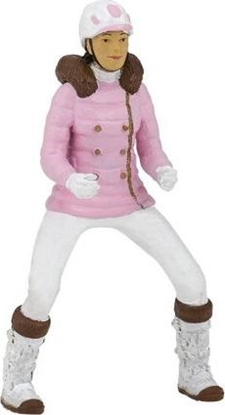 Attēls no Figurka Papo Figurka Jeździec dziewczyna w zimowym stroju
