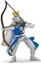 Изображение Figurka Papo Król Smoka niebieski z łukiem