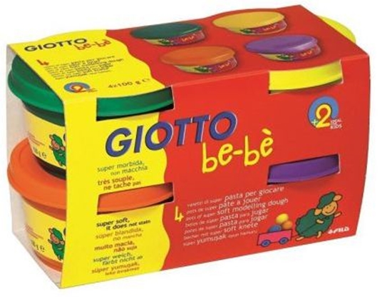 Изображение Fila Ciastolina 4x100gr BEBE Giotto (464903 FILA)