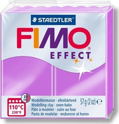 Attēls no Fimo Masa plastyczna termoutwardzalna Effect neonowa lila 57g