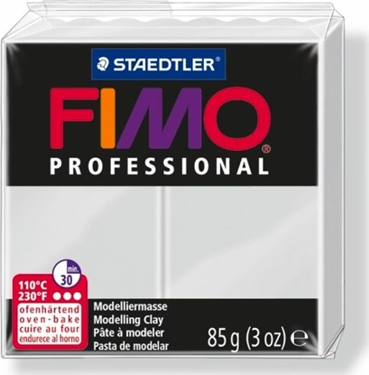 Attēls no Fimo Masa plastyczna termoutwardzalna Professional jasnoszara 85g