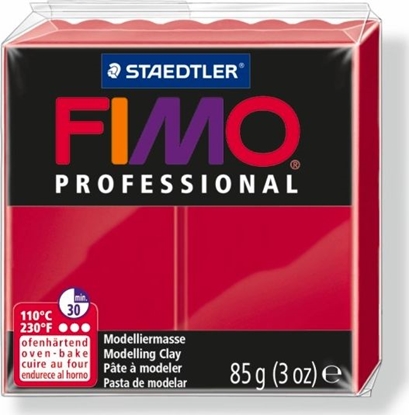 Picture of Fimo Masa plastyczna termoutwardzalna Professional karminowa 85g