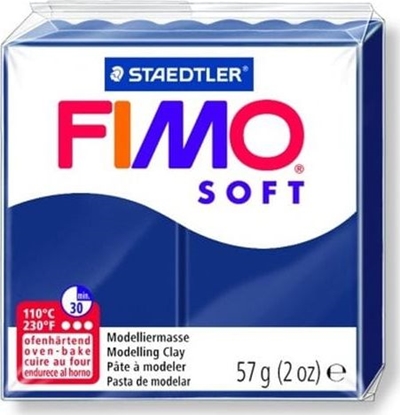 Изображение Fimo Masa plastyczna termoutwardzalna Soft granatowa 57g