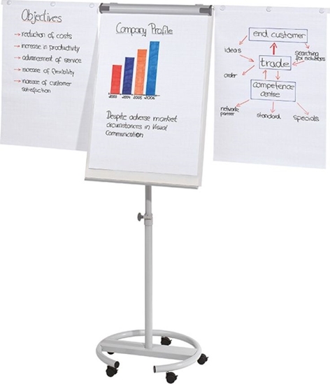 Picture of Flipchart Franken Flipchart mobilny FRANKEN, 68x110cm, tablica suchoś. -magn., z wyciąganymi ramionami