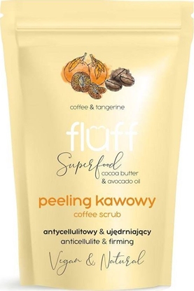 Изображение Fluff Coffee Scrub peeling kawowy do ciała Ujędrniająco Antycellulitowy Mandarynka 100g