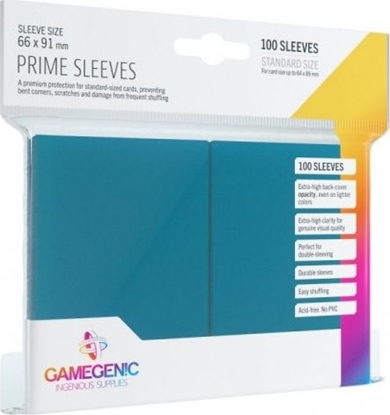 Изображение Gamegenic Gamegenic: Prime CCG Sleeves (66x91 mm) - Blue, 100 sztuk