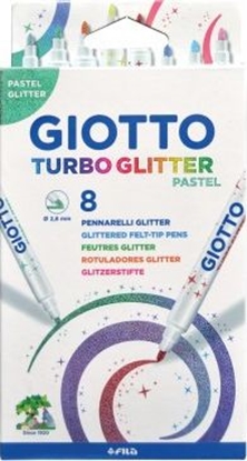 Picture of Giotto Pisaki Giotto turbo glitter 8 szt brokatowo-pastelowe 426300