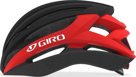 Изображение Giro Kask szosowy SYNTAX matte black bright red r. L (59-63 cm) (306138)