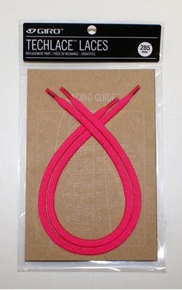 Attēls no Giro Sznurówki GIRO TECHLACE LACES pink 285mm