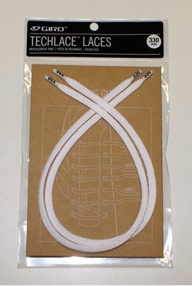 Attēls no Giro Sznurówki GIRO TECHLACE LACES white 215mm