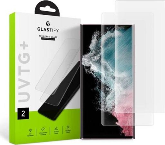 Picture of Glastify Szkło hartowane Glastify UVTG+ Samsung Galaxy S22 Ultra [2 PACK]