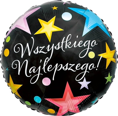 Attēls no GoDan Balon foliowy Wszystkiego Najlepszego! - 46 cm - 1 szt. uniwersalny