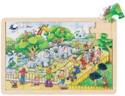 Attēls no Goki Puzzle 24 el motyw W zoo (GOKI-57808)