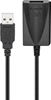 Изображение Kabel USB Goobay USB-A - USB-A 5 m Czarny (95439)