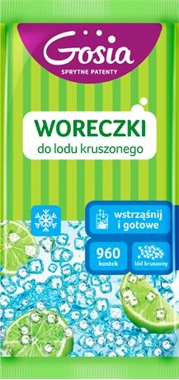 Picture of Gosia Woreczki do lodu Gosia "Wstrząśnij i gotowe"- Lód kruszony 8szt.