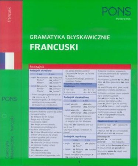 Picture of Gramatyka błyskawicznie. Francuski