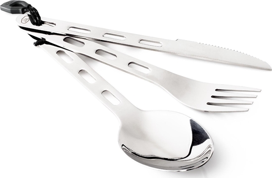 Picture of GSI Outdoors Zestaw sztućców Glacier Stainless 3 PC Ring Cutlery