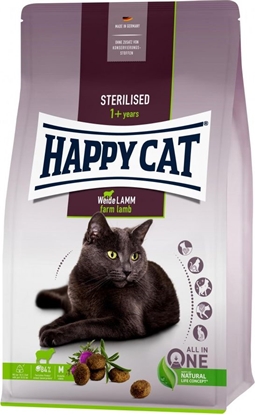 Изображение Happy Cat Sterilised Farm Lamb, sucha karma, dla kotów po sterylizacji, jagnięcina, 10 kg, worek